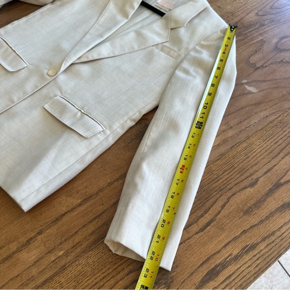 Vintage Pendleton Country Sophisticates Classic Cream Women's Blazer Size 6 - Picture 11 of 12